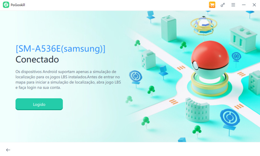falsificar o GPS do Pokémon Go