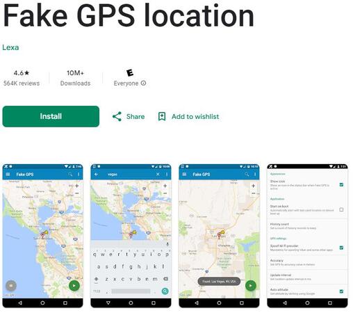 Fake GPS Location