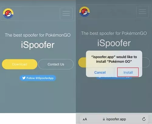 ispoofer pokemon go